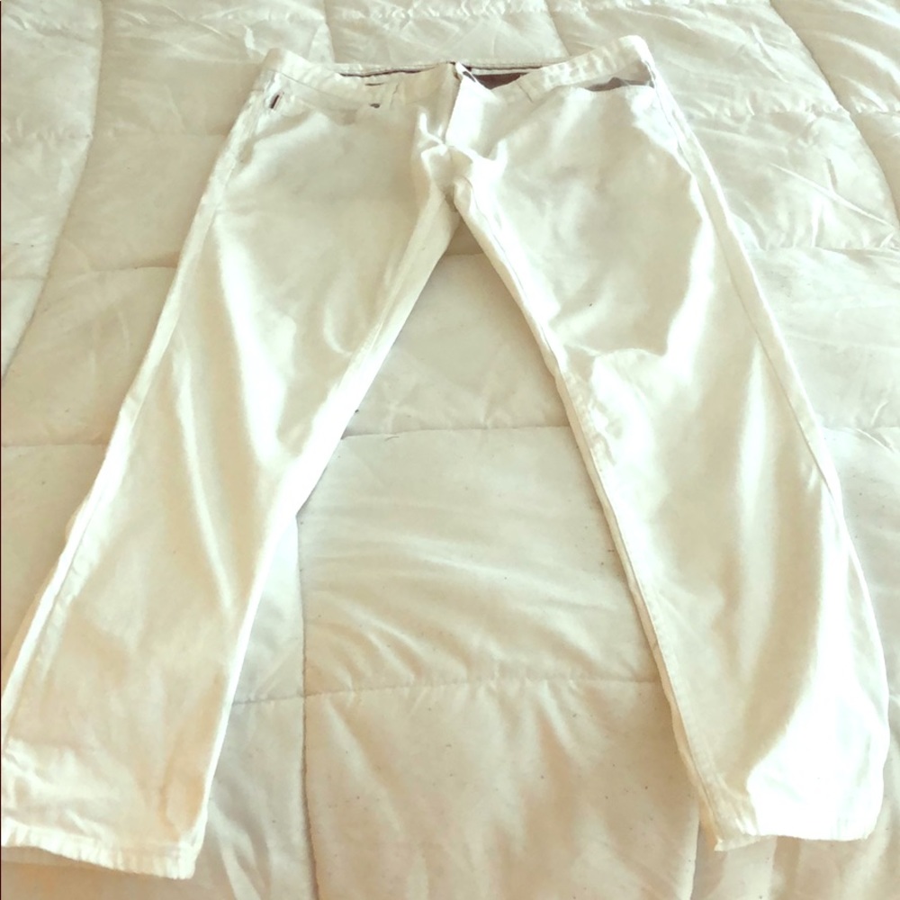 All White Premium Zara Man Skinny Fit